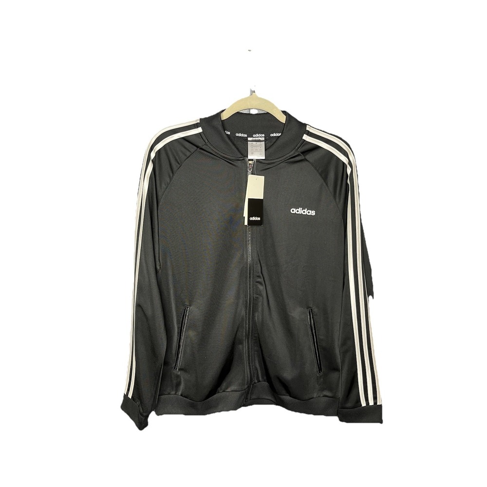 NWT‎ Adidas Women's Dazzle Track Jacket Large White/Black